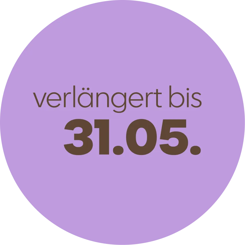 Aktion verlängert bis 31.05.