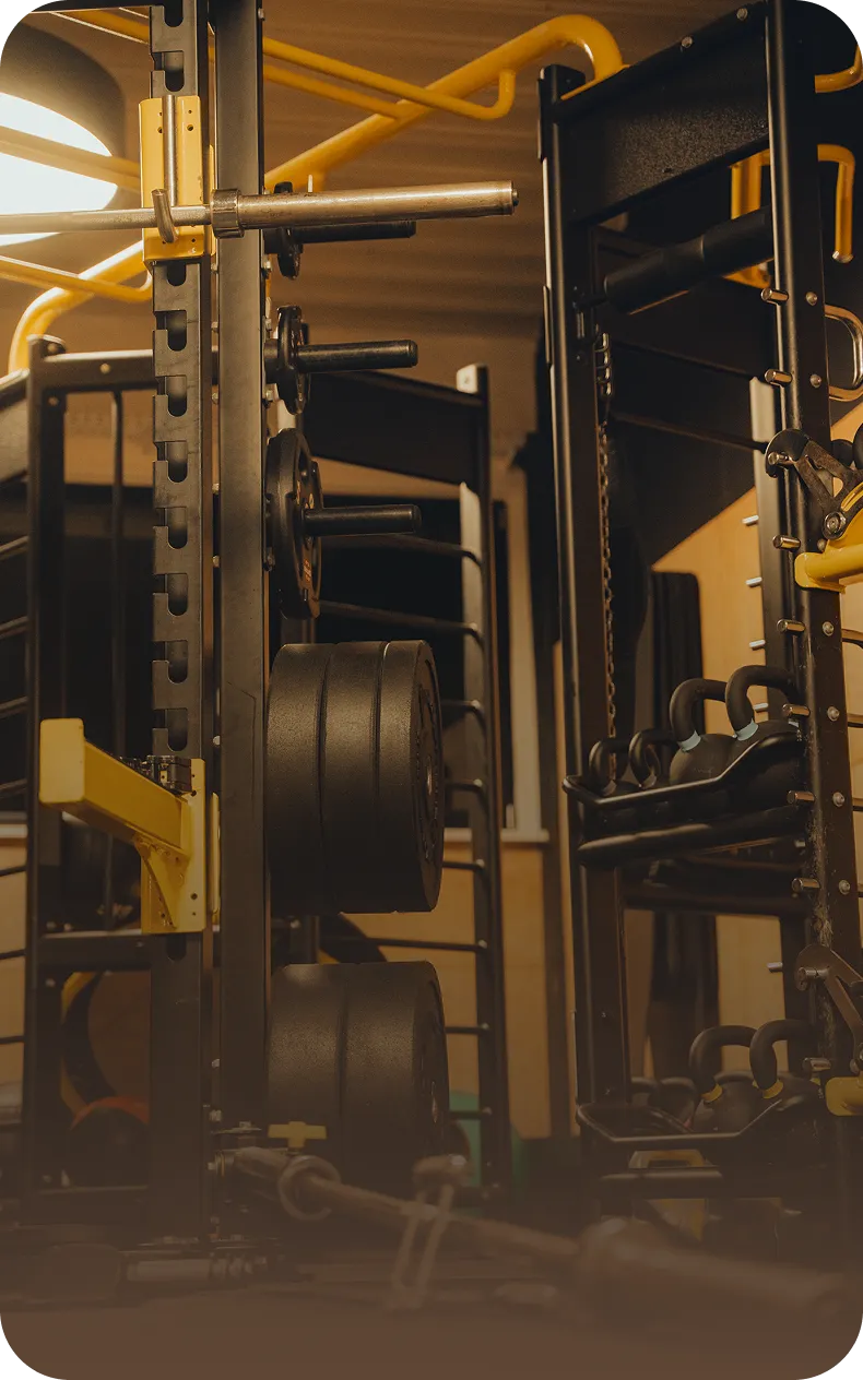 Functional Training Fläche mit Kettlebells und Seil im peoples Fitness Club Rosbach